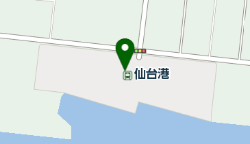 仙台港フェリー埠頭ターミナルの地図画像
