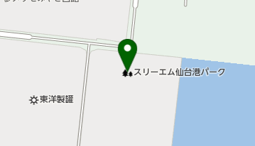 NX仙台港パークの地図画像