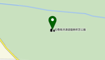 石巻南浜津波復興祈念公園の地図画像