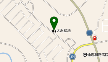 大沢緑地の地図画像