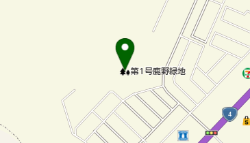 第1号鹿野緑地の地図画像