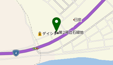 第2号立石緑地の地図画像