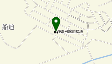 第5号舘前緑地の地図画像
