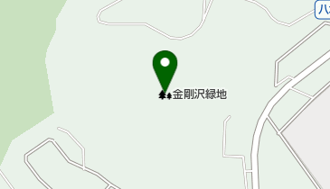 金剛沢緑地の地図画像
