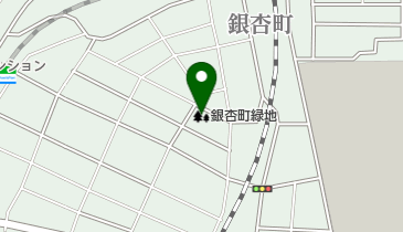 銀杏町緑地の地図画像