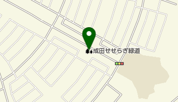 成田せせらぎ緑道の地図画像