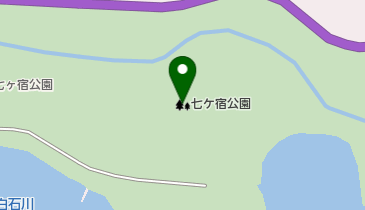 七ケ宿公園の地図画像