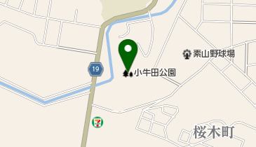 小牛田公園の地図画像