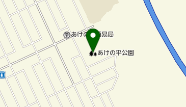 あけの平公園の地図画像