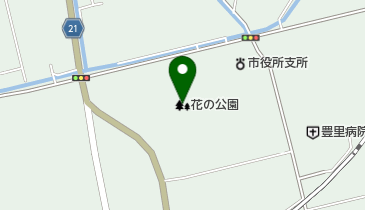 只野組豊里花の公園の地図画像