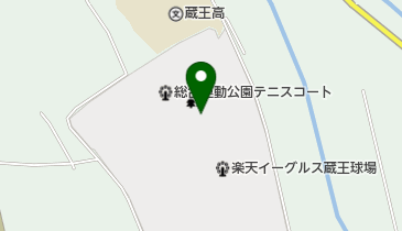 蔵王町総合運動公園の地図画像