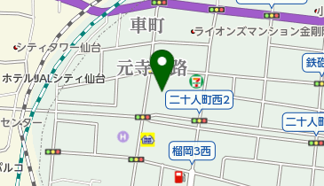 仙台セント・ジョージ教会の地図画像