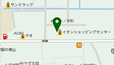 イオン仙台幸町店の地図画像