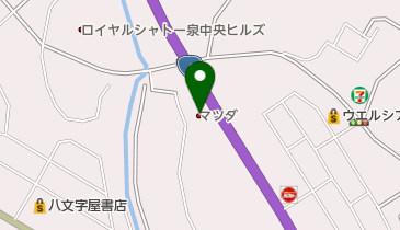 東北マツダ泉店の地図画像