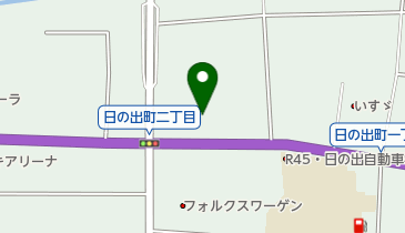 東北マツダ日の出店の地図画像