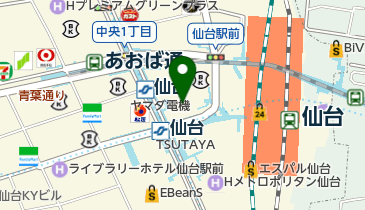 仙台ロフトの地図画像