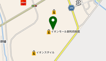 FLYING TIGER COPENHAGENイオンモール新利府ストアの地図画像
