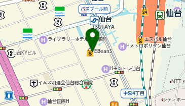 ジーストア仙台の地図画像