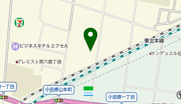 ニコニコレンタカー仙台小田原5丁目店の地図画像