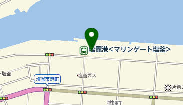 みなとオアシスマリンゲート塩釜の地図画像