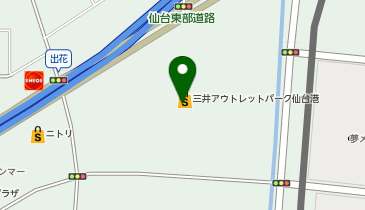 みなとオアシス仙台港の地図画像