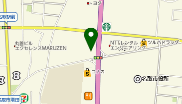 ゆず庵名取店の地図画像