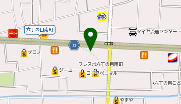 ゆず庵仙台六丁の目店の地図画像