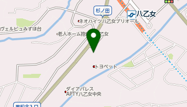 ゆず庵仙台八乙女店の地図画像
