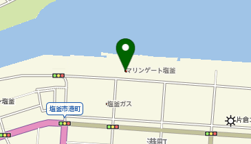 みなとオアシスマリンゲート塩釜の地図画像