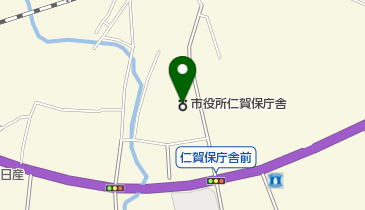 にかほ市役所仁賀保庁舎の地図画像