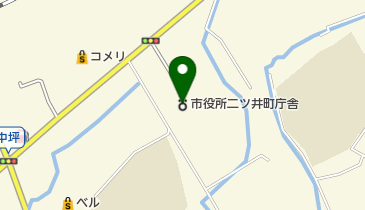 能代市役所二ツ井町庁舎の地図画像