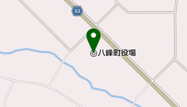 八峰町役場の地図画像