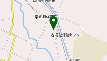 由利本荘市役所由利総合支所の地図画像