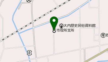 由利本荘市役所大内総合支所の地図画像