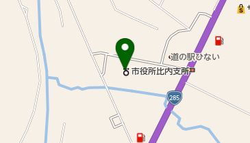 大館市役所比内総合支所の地図画像