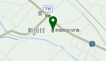 北秋田市役所合川庁舎の地図画像