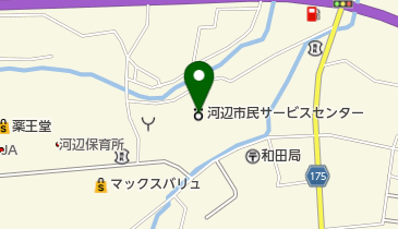 秋田市河辺市民サービスセンターの地図画像