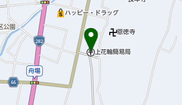 上花輪簡易郵便局の地図画像