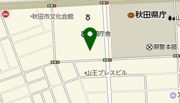秋田地方法務局の地図画像