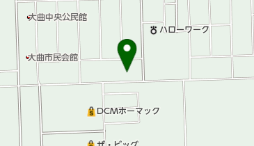 秋田地方法務局大曲支局の地図画像