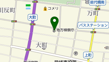 秋田地方法務局能代支局の地図画像