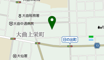 仙北地域振興局福祉環境部の地図画像