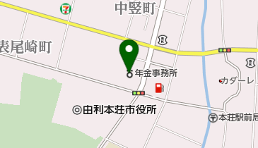 本荘年金事務所の地図画像