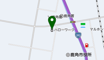 ハローワーク鹿角の地図画像