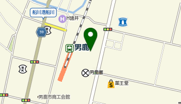 ハローワーク男鹿(出)の地図画像