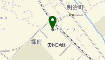 ハローワーク能代の地図画像