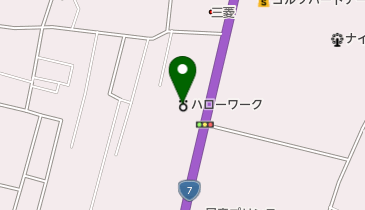 ハローワーク本荘の地図画像