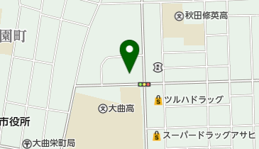 大曲消防署の地図画像