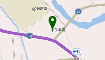 矢島消防署の地図画像