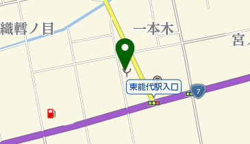 能代消防署東能代出張所の地図画像